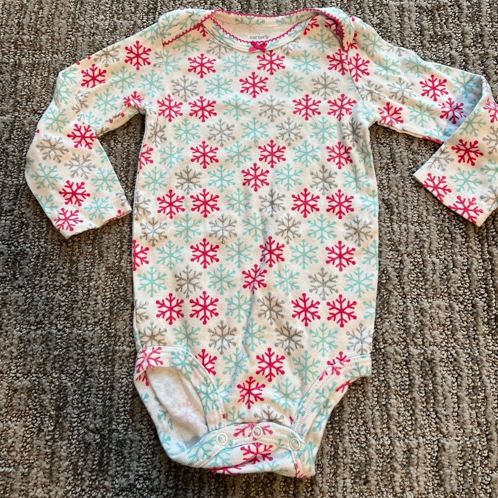 Carter’s Snowflake Onesie